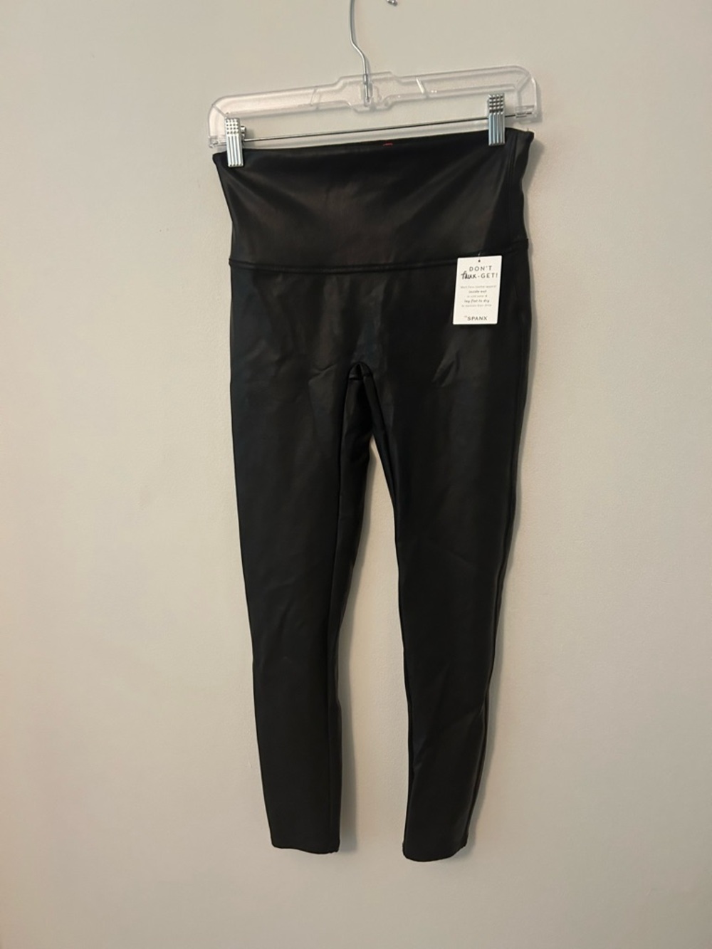 Spanx new with tags high-Rise Faux Leather Leggings in Black